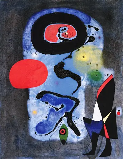 The Red Sun (1948) Joan Miro